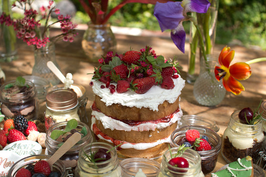 Summer Strawberry sponge