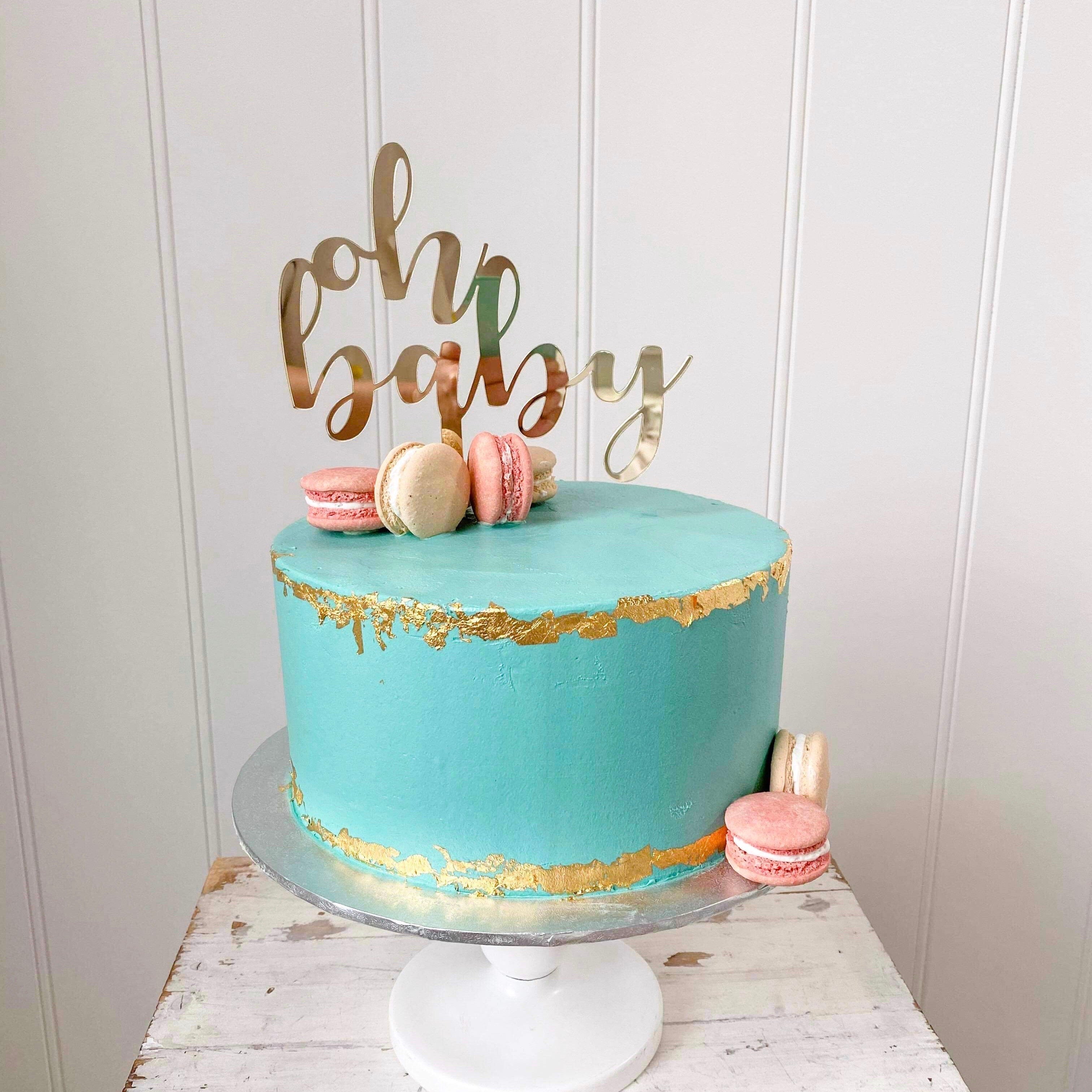 Design Your own- Buttercream smooth with metallic edge
