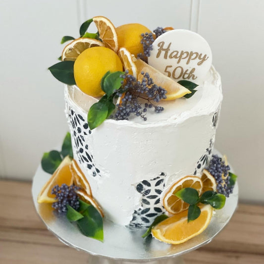 1 Tier Tuscany Lemon cake