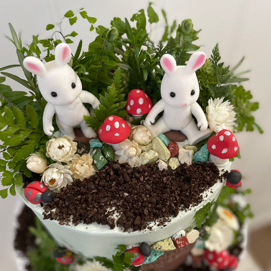 Enchanted Garden Cake