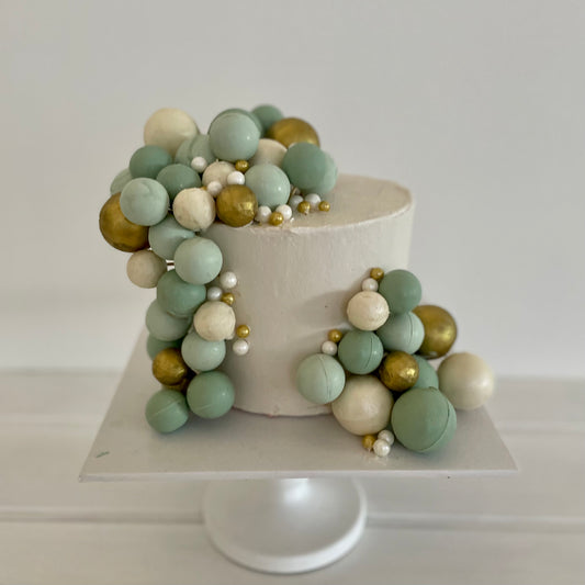 1 Tier Balloon Party Cake