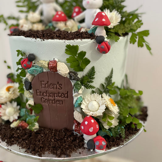 Enchanted Garden Cake