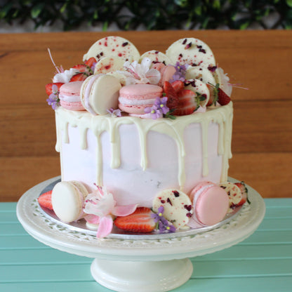 Macarons, Chocolates and Berries