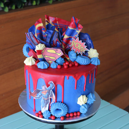 Superhero’s Party Cake