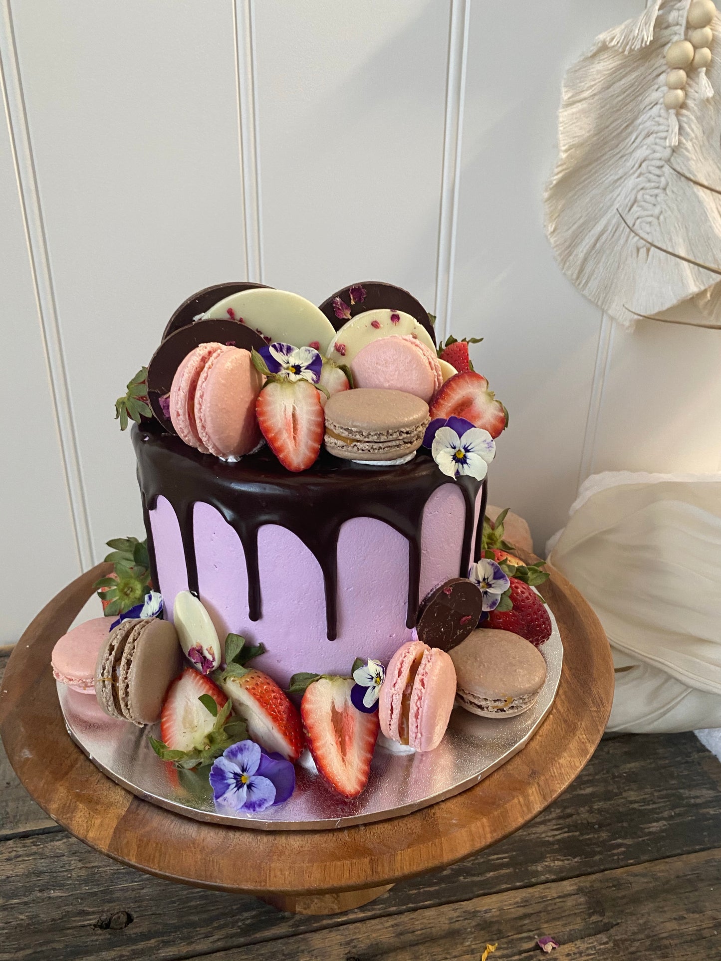 Macarons, Chocolates and Berries