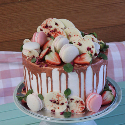 Macarons, Chocolates and Berries
