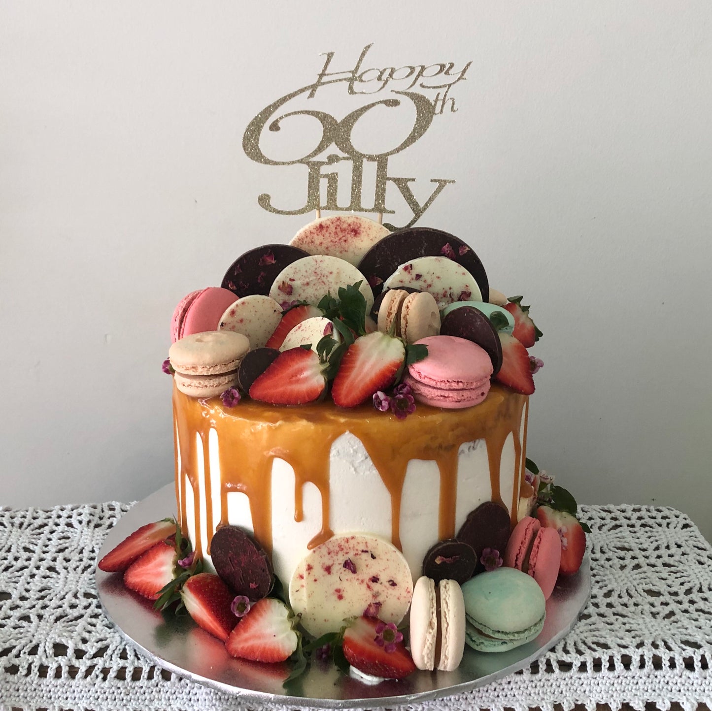 Macarons, Chocolates and Berries