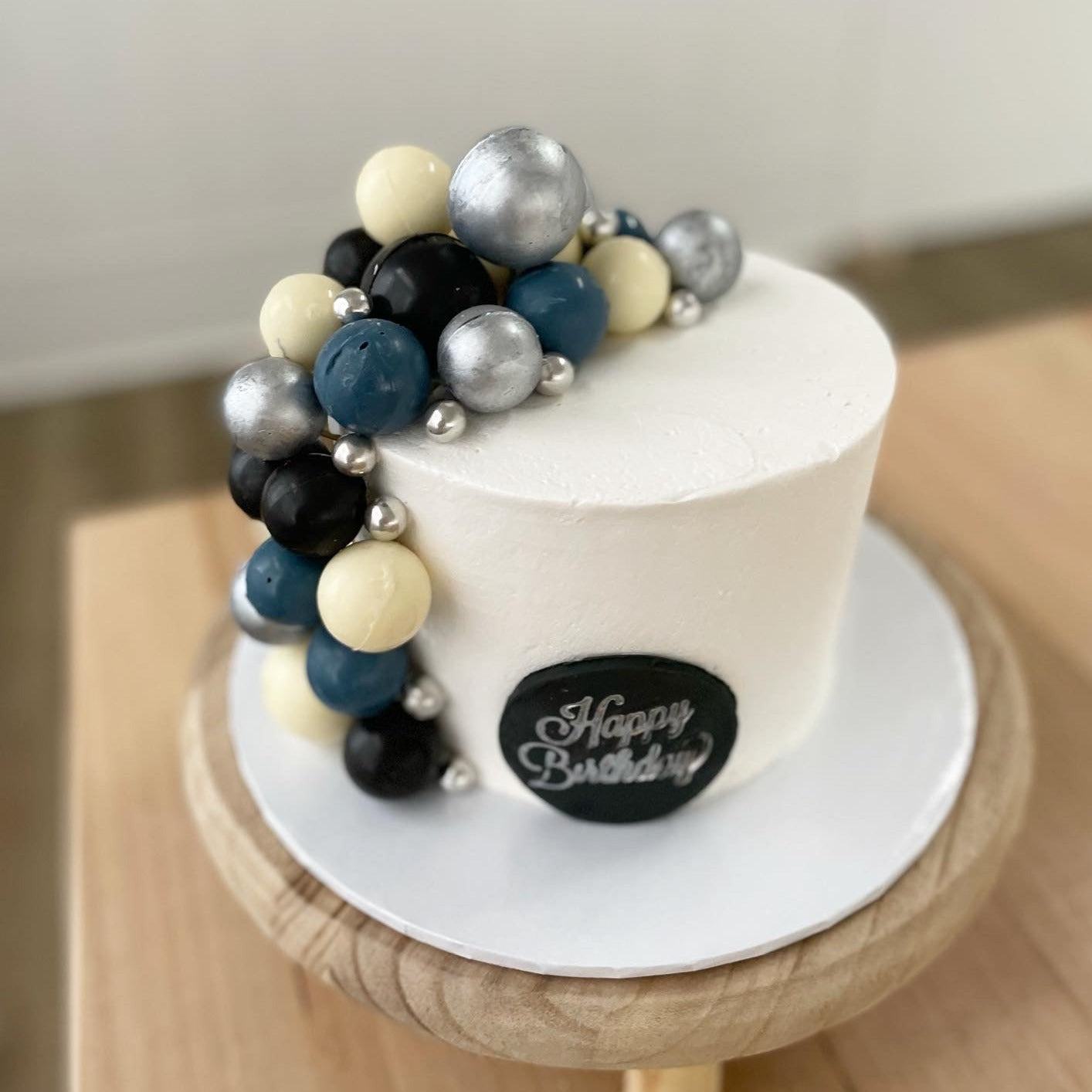 1 Tier Balloon Party Cake
