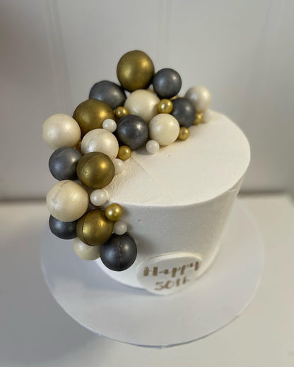 1 Tier Balloon Party Cake