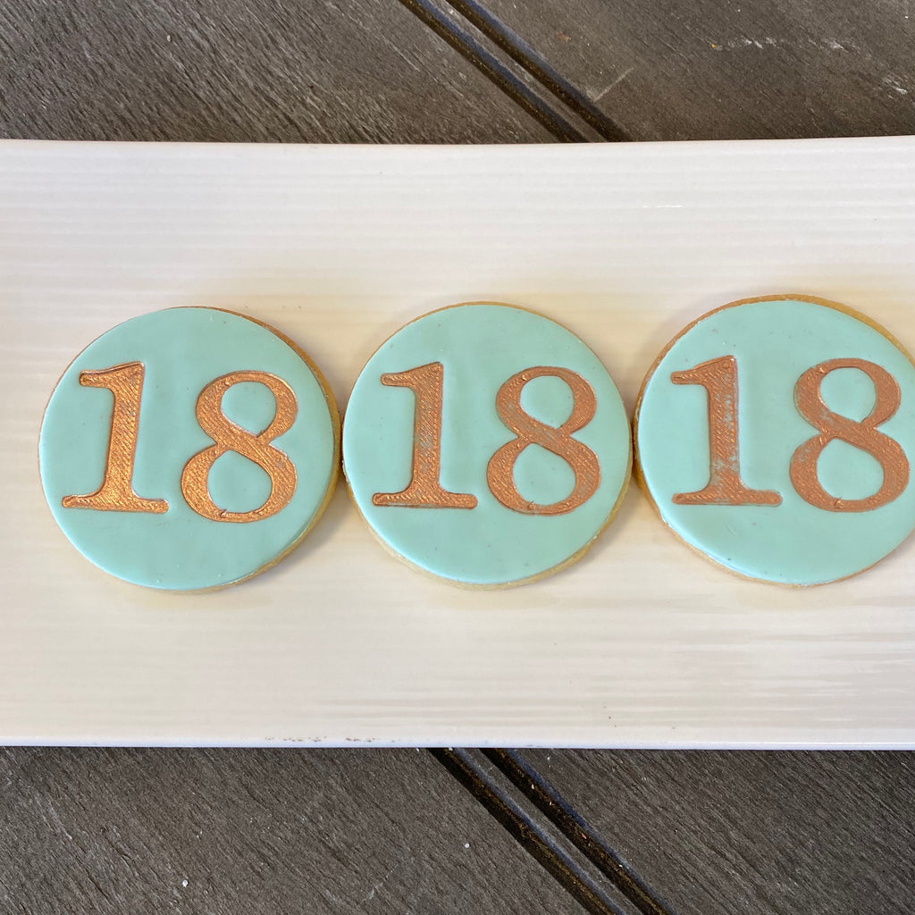 Number cookie “18”