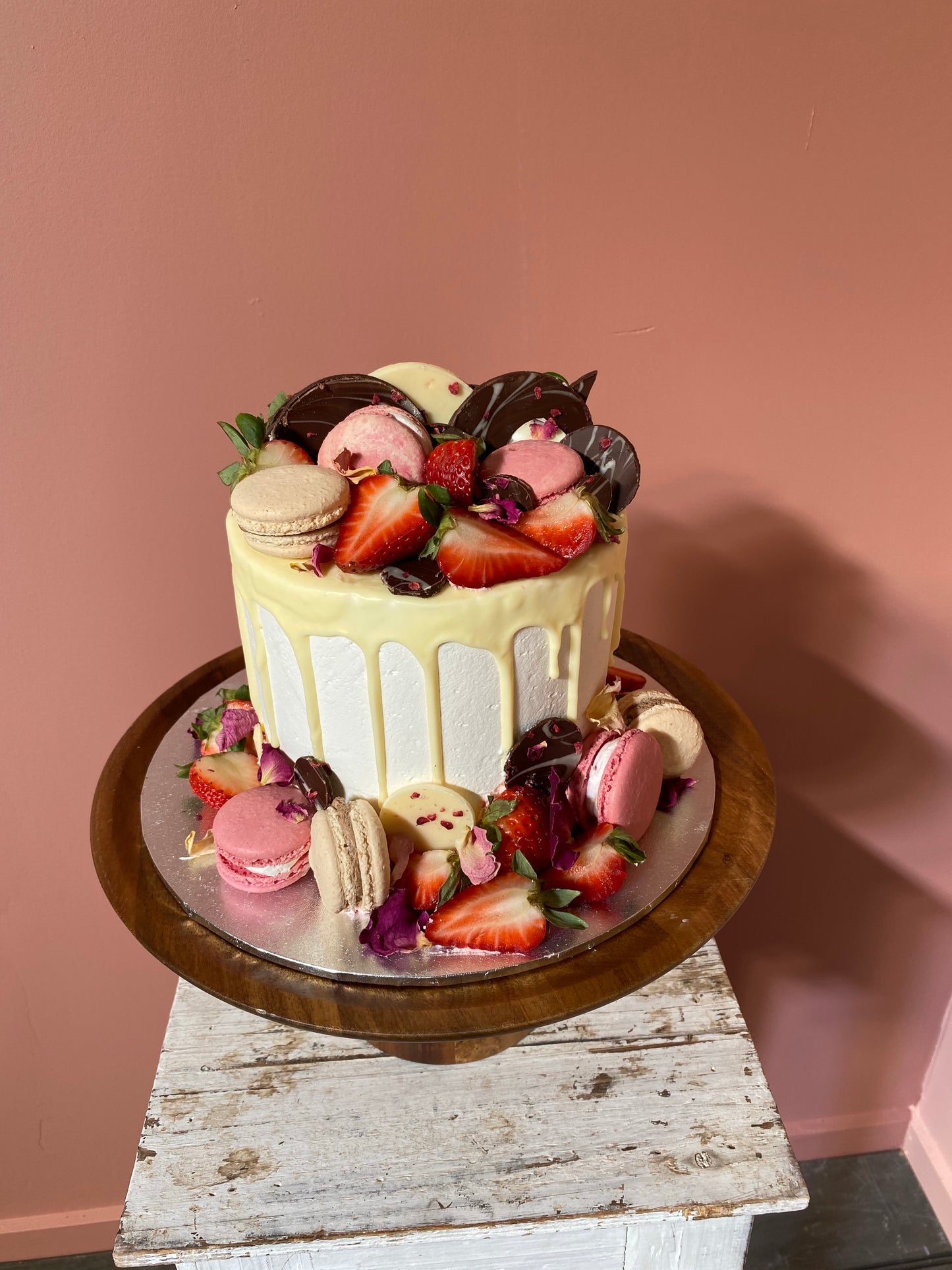 Macarons, Chocolates and Berries