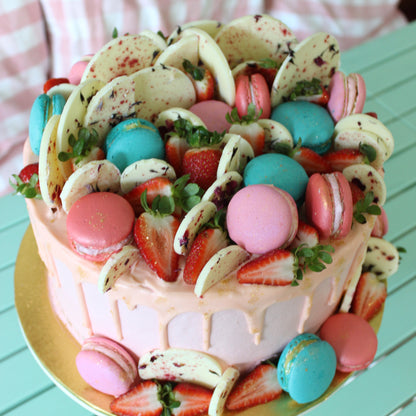 Macarons, Chocolates and Berries