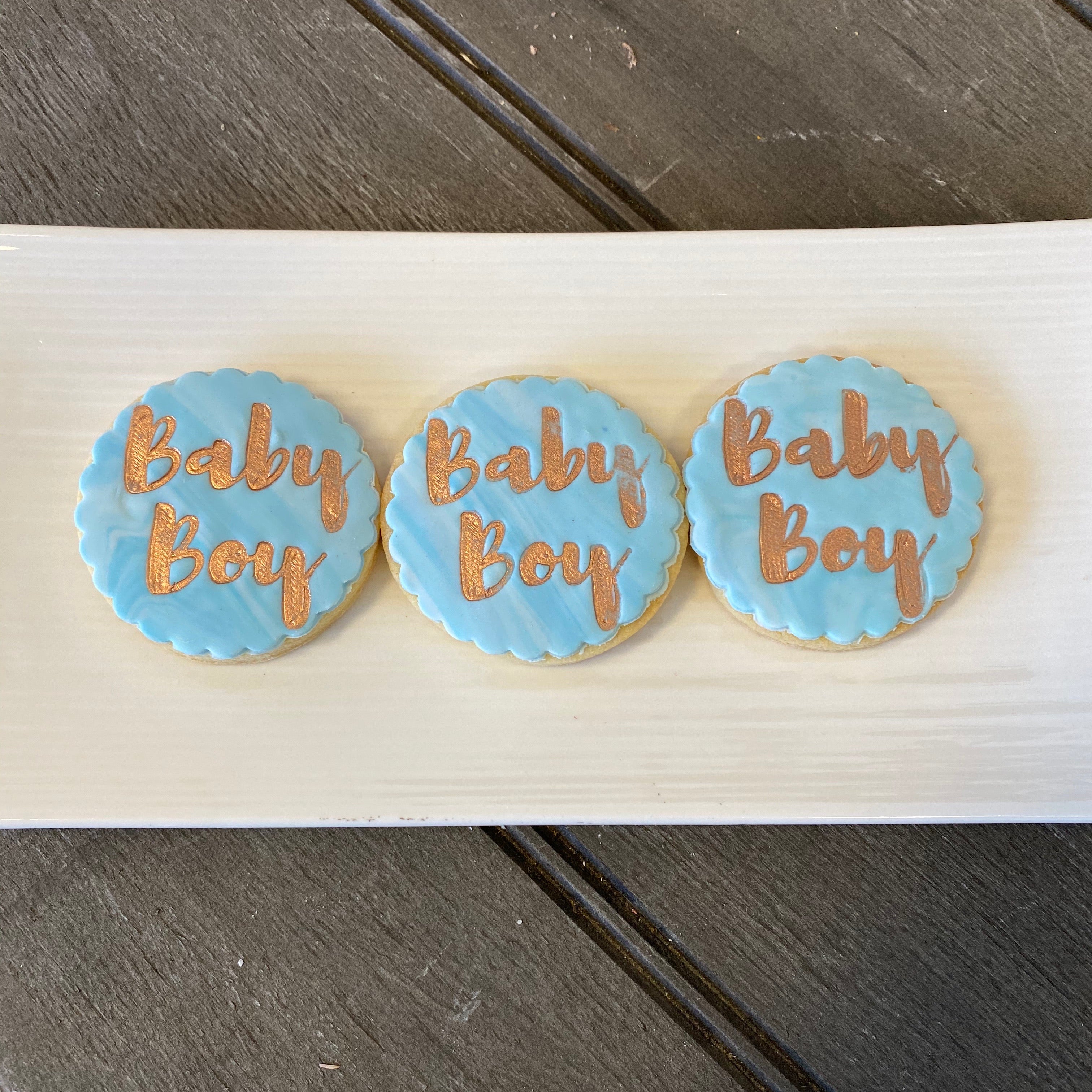 Baby Boy Cookies
