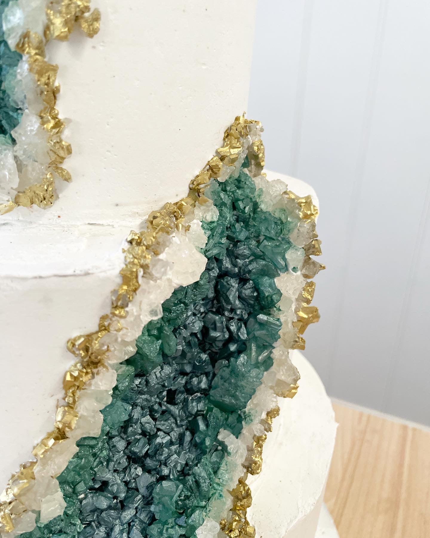 3 tier Geode Cake