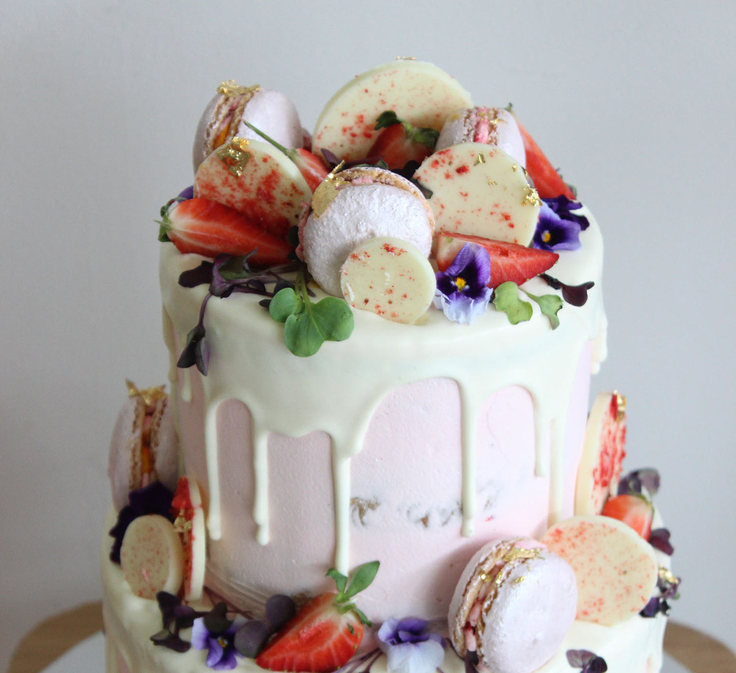 Macarons, Chocolates and Berries