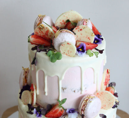 Macarons, Chocolates and Berries